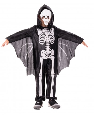 7927 Αποκριάτικη Στολή Bat Skeleton