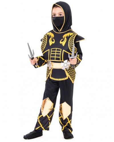 7930 Αποκριάτικη στολή Golden Ninja