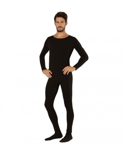 7985 Αποκριάτικη Ολόσωμη Φόρμα Μαύρη