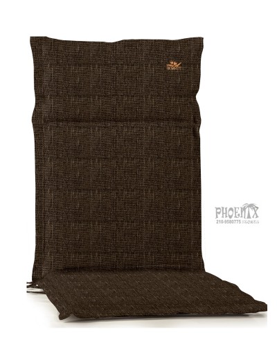 8061 Μαξιλάρι Κήπου Γκρι Με Ψηλή Πλάτη