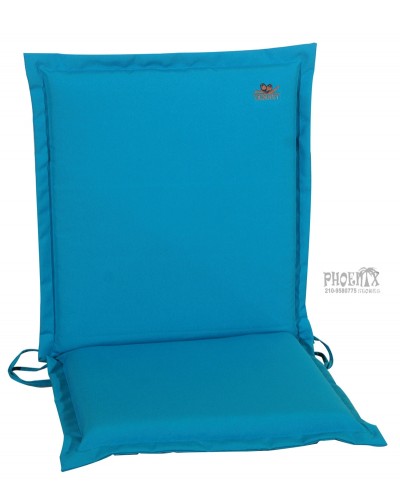 8073 Μαξιλάρι Κήπου Μπλε Με Χαμηλή Πλάτη
