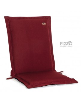 8087 Μαξιλάρι Κήπου Μπορντώ Με Χαμηλή Πλάτη