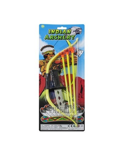 1406 Αποκριάτικο τόξο ινδιάνου με βέλη