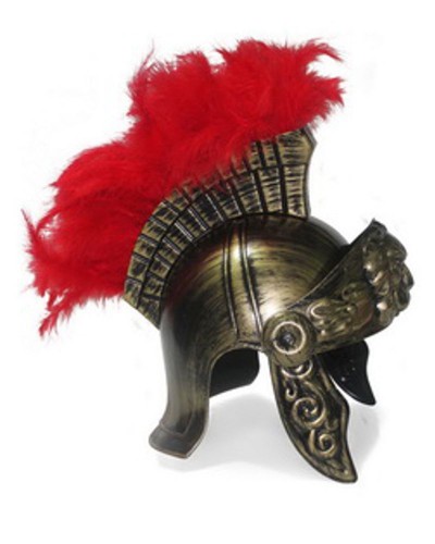 523 Αποκριάτικη περικεφαλαία  latex Ρωμαίου